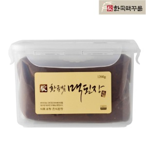 한국맥꾸룸 황금빛 맥된장 1.2kg / 전통된장 / 재래식된장 / 수제된장